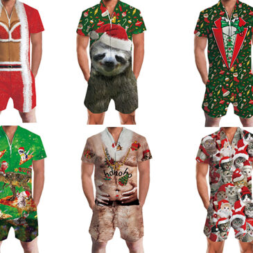 Top 10 Funny Christmas Male Rompers