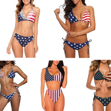 Top 10 American Flag Bikinis